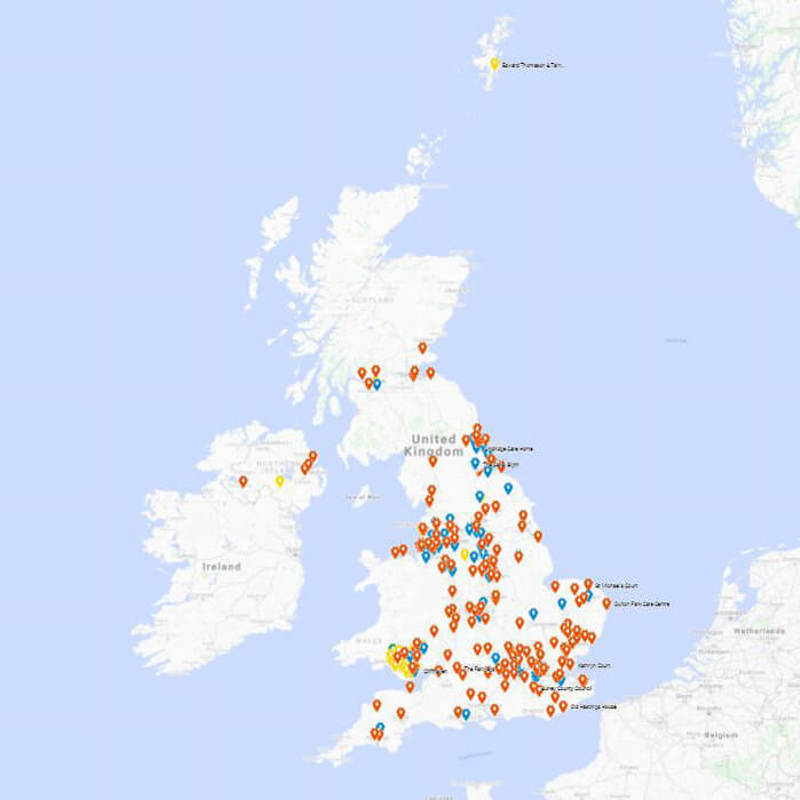 Care home map