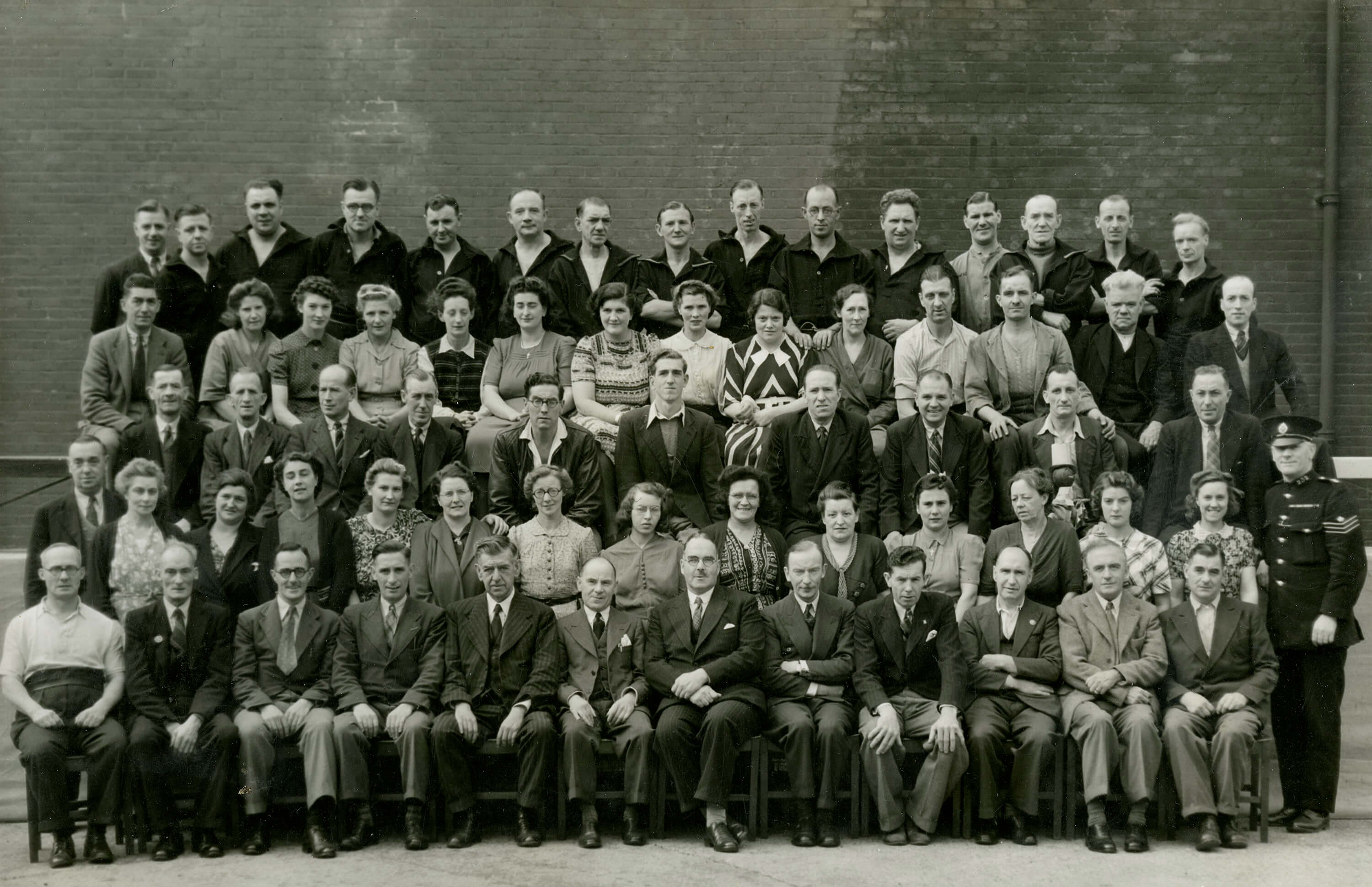 Picture of staff at Royal Mint Iver Heath factory at Pinewood Studios,