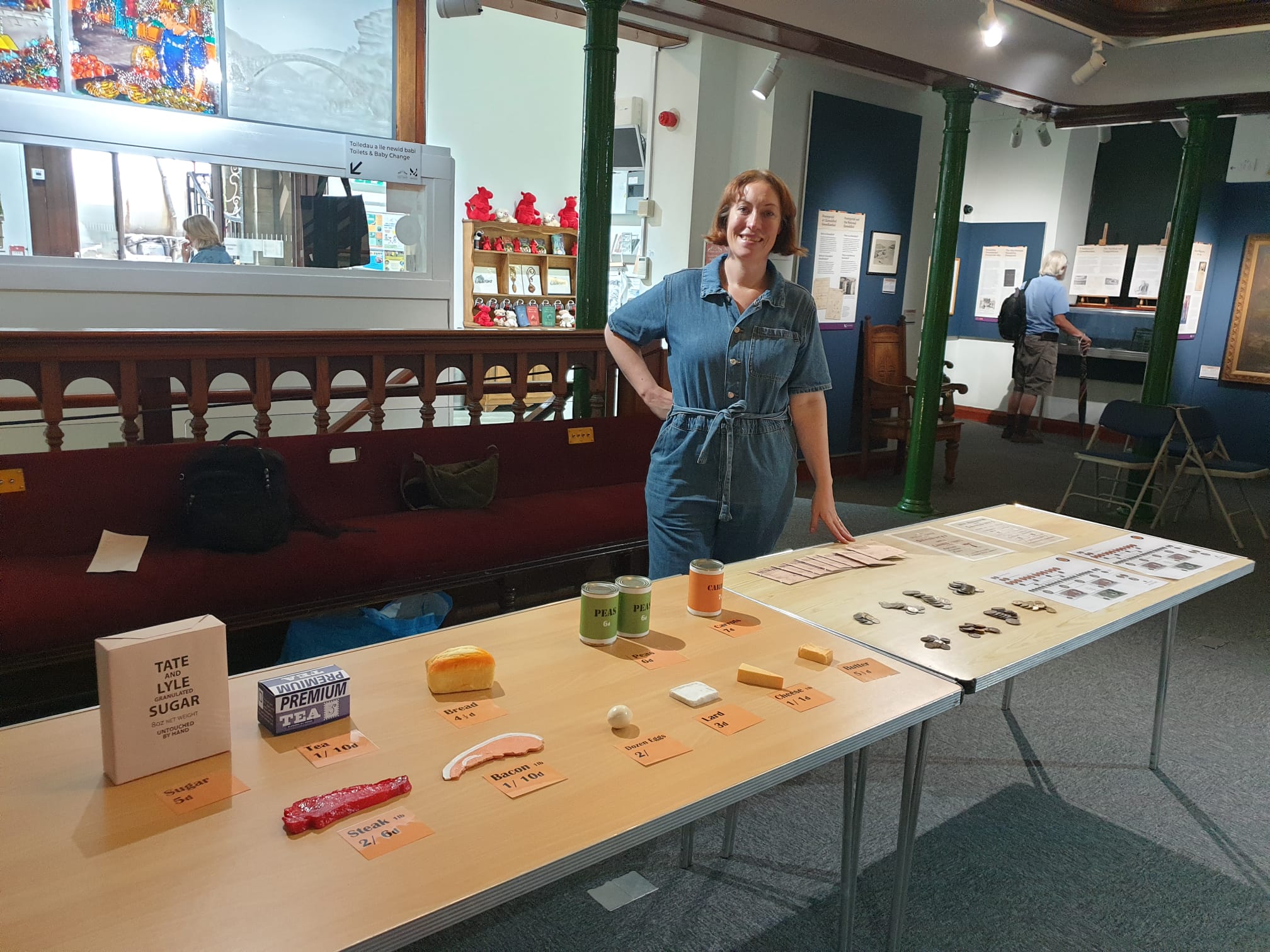 Royal Mint Museum Education Manager, Amy Williams at the National Eisteddfod 2024