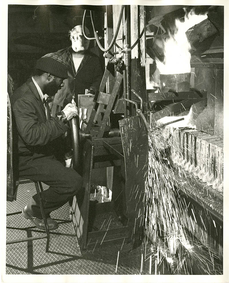 Workers at the Royal Mint in the 1960s