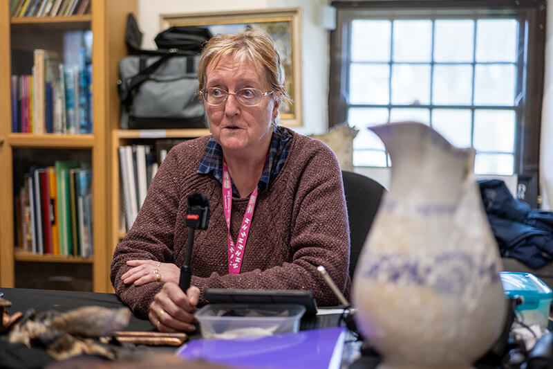 Stella New speaking at Portland Museum